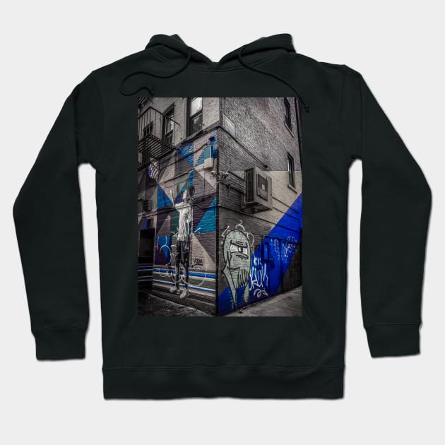 Street Art Manhattan Graffiti SoHo NYC Hoodie by eleonoraingrid